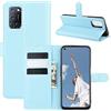 Fertuo Cover Oppo A72 / A52, Custodia Portafoglio Cover a Libro in Pelle Flip Case con Silicone Bumper, Fibbia Magnetica, Porta Carte, Kickstand, per Oppo A72 / A52, Blu