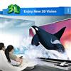 Vikye Occhiali 3D, Otturatore Attivo Universale Tipo 1080P Ad Alta Definizione Obiettivo LCD Occhiali 3D Ad Alta Trasparenza per Proiettore 3D
