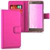 COMPATIBILE con Huawei Mate 10 Lite RNE-L01 RNE-L21 Schermo 5.9 Custodia Cover Case Stand Flip Libro Magnetica Gel Silicone TPU Morbida Eco Pelle Portafoglio Eco Pelle Porta Carte Fucsia