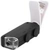 Diyeeni 60X-100X Obiettivo a clip per microscopio con zoom ottico, microscopio a lente di ingrandimento a clip a LED per smart phone, 60x LED a clip per cellulare su microscopio, lente d'ingrandimento per gio