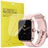Blueshaweu 6 Pezzi Pellicola per Tensky Smartwatch 1.69'' ID207, Pellicola Protettiva per Tensky ID207 Smartwatch, Sensibile al Tatto, Senza Bolle, HD Trasparente TPU Film (Transparent)