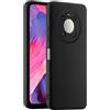 HULLIN Custodia per Telefono in Silicone Colorato, Adatta per HUAWEI Mate 40 Pro (6.76) - Nero