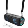 Genérico Altoparlante portatile wireless - Speaker portatile | Upgraded Version | Compact Desktop Ornament with Strap, Powerful Audio for Beach Park Party Travel, Stylish Home