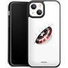 DeinDesign Cover in silicone premium compatibile con Apple iPhone 13 Mini custodia del telefono cellulare nero cover Capitan America Prodotto ufficiale su licenza Marvel