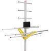 KUIDAMOS Digital Worsley Outdoor TV Antenne TV Esterna 47 × 18 × 8 Hdtv Ad Alto Guadagno TV Digitale Esterna Segnale Forte Ricezione 80 Miglia