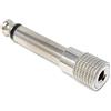 Drut Adattatore Audio convertitore da 1 pz Jack Mono da 6,35 mm a Presa Stereo da 3,5 mm (Argento)