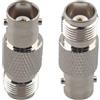 Futheda 2PCS BNC Female to TNC Female RF Coaxial Adapter BNC to TNC Coax Jack Low Loss Nickel Plated Connector for Wifi Antenna Extension Cable Broadcast CCTV LMA Video Telecom Wireless device