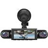 zjhukfmc Dash Cam per Auto - Videoregistratore Dash 4 - Monitor Full HD 1080P Con Scheda 32G Per Immagine Di Retromarcia Per Punto Cieco Visione Notturna Antifurto E Backup