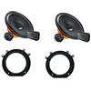Superauto hi-fi Hertz DSK 165 dsk165.3 Altoparlanti 2 vie + supporti casse Compatibile con FIAT Scudo dal 2007 Anteriore 165 cm