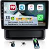 CAMECHO 2+64G Android 13 Autoradio per Renault Trafic 2010-2014/ Opel Vivaro/Nissan Primastar, 10 Pollici Radio HD Senza Fili Carplay con Bluetooth GPS WIFI Android Auto FM/RDS + Telecamera Posteriore