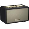 MLOVE Altoparlante Bluetooth portatile A200 con ingresso Aux, slot per schede micro SD, porta USB, subwoofer potente, accoppiamento TWS, batteria lunga e potenza di picco 80 W (nero)
