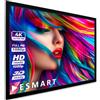 ESMART Economia EXF Tela con cornice 200 x 113 cm (90) | Formato 16:9 | Schermo per proiezione home cinema proiettore con cornice schermo LCD LED