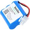 AccuCell Batteria agli ioni di litio adatta per casa e casa 100545 11,1 Volt 800 mAh, con connettore Molex