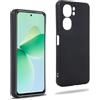 REY Cover in Gel TPU Nera per OUKITEL C58 - C58 PRO, Ultra Sottile 0,33 mm, Morbido Flessibile, Custodia Silicone