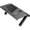 Generico Parte Superiore Dello Scaffale TV | Per Schermo Regolabile Senza Trapano E Supporto Per Monitor Per Lettore DVD, Console Di Gioco, Router, Altoparlante, Soundbar, Fotocamera | Ufficio Ideale, D