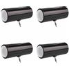 Grendly 4X 3.5mm Stereo Mini Altoparlante MP3 Lettore Musicale Altoparlante Amplificatore Altoparlante Altoparlante per Cellulare Tablet PC-Nero