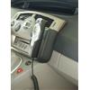 KUDA 082260 - Supporto in vera pelle per Renault Scenic (JM) dal 06/2003 e Grand Scenic (JM) dal 04/2004, colore: Nero