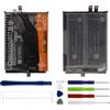 Duotipa Batteria di ricambio BP48, 2280 mAh, compatibile con Xiaomi Poco F4 GT/Redmi K50G, con kit di riparazione