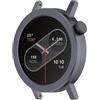 Generic Lunetta in metallo per CMF Watch Pro 2, telaio di ricambio con protezione in vetro temperato, copertura antigraffio in lega di alluminio per accessori CMF WatchPro2 (grigio)