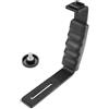ZGGOZDH per Gimbal Portatile Supporto a Forma di L Doppia Porta Cold Boots Flash Microfono Staffa per DJI per Om 4 per Osmo Mobile 6