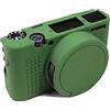 Generic Custodia per fotocamera in silicone morbido verde antiurto armatura pelle corpo protezione per fotocamera Sony Cyber-shot DSC-RX100 VII