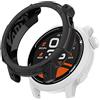 BoLuo Silicone Cover compatibile con Coros Pace 2 Watch Custodia, Morbida TPU Protettivo Case Skins Copertura Resistente Shell, Watch Shell per Coros Pace 2 Watch Accessoires (Nero)