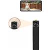 WIWACAM Mini fotocamera, HD piccola telecamera di sorveglianza con app, micro telecamera di sicurezza portatile interna con sensore di movimento, videocamera IP WiFi, MW3, supporto in Germania