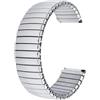 CLCLGOKKOH Cinturino Elastico A Molla In Acciaio Inossidabile For Smartwatch Da Uomo E Da Donna(Silver,16mm)