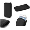 DFV mobile - Custodia in Neoprene Sacca Impermeabile Protettivo Elastica Alta Qualita Compatibile con HOMTOM HT17 PRO - Nero