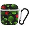 Generic Custodia per auricolari a forma di coccinelle, compatibile con AirPods 1 e 2, antiurto, Bluetooth, stile bianco