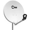 hdsat Parabola Satellitare Offset 60 cm Alluminio bianco