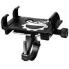 Tityvirnix Supporto per manubrio di bici e moto da 8,9 a 16,5 cm, nero