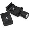VRTYVEYBB Morsetto K30 + piastra a sgancio rapido QR da 35,5 cm, ottimizzato per l'uso con Benro Arca compatibile per attrezzatura fotografica svizzera