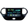 MISONDA 9 pollici IPS Android 15 Doppio DIN Autoradio per Hyundai i10 (2013-2017) Telecamera posteriore+MIC |4G+64G|Carplay| DSP| Supporta DAB/WiFi/BT5.0/USB/MirrorLink/SWC/FM/AM/RDS