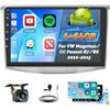 Roinvou 4+64G Android 15 Autoradio per VW Magotan/CC Passat B7/B6 2010-2015 CarPlay Android Auto, 10 Pollici IPS Touch Screen WI-FI GPS Bluetooth 32EQ FM/RDS SWC Telecamera Posteriore