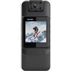 Fangxuee Mini Telecamera Portatile WiFi 4K HD, Videoregistratore Digitale, Telecamera Corporea, Visione Notturna A Infrarossi, Action Camera, DV