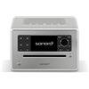 sonoro Elite - Radio Internet con lettore CD (FM, DAB Plus, Podcasts, Spotify, Amazon Music, Deezer), colore: Argento