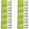Pitadue PACCHIO 5/10 CR1220 BATTERI CELLA Coin 3V CR1220 Batterie Litio per Calcolatori Giocattoli Remoti Remoti Diametro 12 Mm
