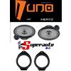Superauto hi-fi Hertz LINEA UNO K165 K 165 KIT ALTOPARLANTI DUE VIE CASSE AUTO 165 mm + supporti casse compatibili con CHEVROLET Cruze Orlando Posteriore 165 cm