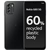 Nokia G60 5G Dual SIM 64GB ROM + 4GB RAM (solo GSM | senza CDMA) Factory Unlocked 5G Smartphone (nero)