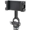 Hersmay Supporto per cellulare in metallo Supporto per treppiede per telefono con 3 scarpe fredde e porta Arca Adattatore per treppiede per smartphone a 360 ° per iPhone Supporto per treppiede da