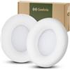 GEEKRIA Cuscinetti auricolari di ricambio Geekria per Beats Studio Pro, imbottiture cuffie, parti di riparazione (Bianco)