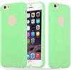Cadorabo Custodia per Apple iPhone 6 PLUS/iPhone 6S PLUS in CANDY PASTELLO VERDE - Morbida Cover Protettiva Sottile di Silicone TPU con Bordo - Ultra Slim Case Antiurto Gel Back Bumper Guscio