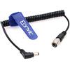 Eonvic DC Hirose 4 pin maschio cavo di alimentazione a spirale per dispositivi audio Zaxcomn ZOOM F8