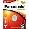 Panasonic CR1632 - Batterie a bottone al litio a lunga durata, 3,0 V, resistenti ai bambini, confezione da 1 batteria