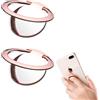 Leeneen Supporto magnetico ad anello per telefono, ultra sottile, in metallo, compatibile con MagSafe, per iPhone 15 Pro Max/Plus/serie 14/13/12/altri smartphone (oro rosa)