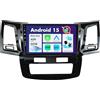 BXLIYER SXAUTO Android 15 IPS Autoradio Per Toyota Fortuner 1 AN50 AN60 HILUX Revo Vigo (2008-2014) - 4G+64G - Senza fili Carplay & Android Auto - Camera + MIC - DAB Fast-boot Volante 360-CAM 2 Din 9 Pollici