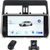 Yihyati Autoradio 2 Din Radio Bluetooth per Toyota Land Cruiser Prado 150 2018-2020 Auto 10 Pollici Autoradio Touch Screen con AM Radio Telecamera Posteriore Support Carplay Android Auto(NF-5)