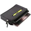 DFV mobile - Custodia per Cintura Orizzontale Multiuso con 2 Scomparti Zip per Oppo Realme Narzo 20 PRO (2020) - Nero (16,5X 9cm)
