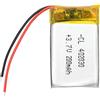 TEMOI 3.7 V 200 Mah 402030 Batterie Ai Polimeri Di Litio Ricaricabile Agli Ioni Di Litio Per Bluetooth Gps Mp3 Mp4 Elettrografo Portatile-2 Pezzi
